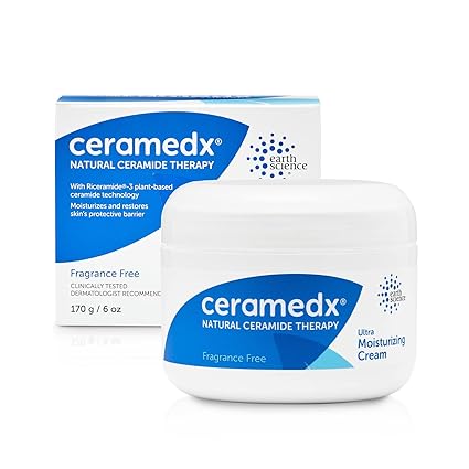 Ceramedx - Ultra Moisturizing Natural Ceramide Cream Unscented for Dry, Sensitive Skin (6 oz.)