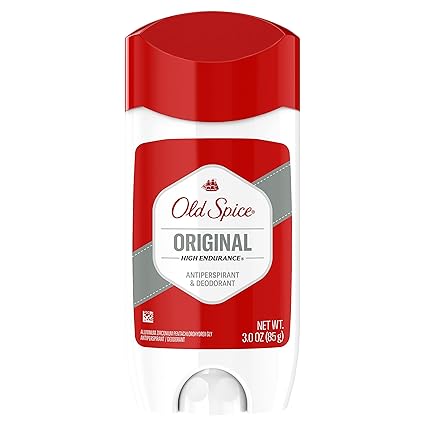 Old Spice Antiperspirant and Deodorant for Men High Endurance Original 3 Oz (Pack of 6)